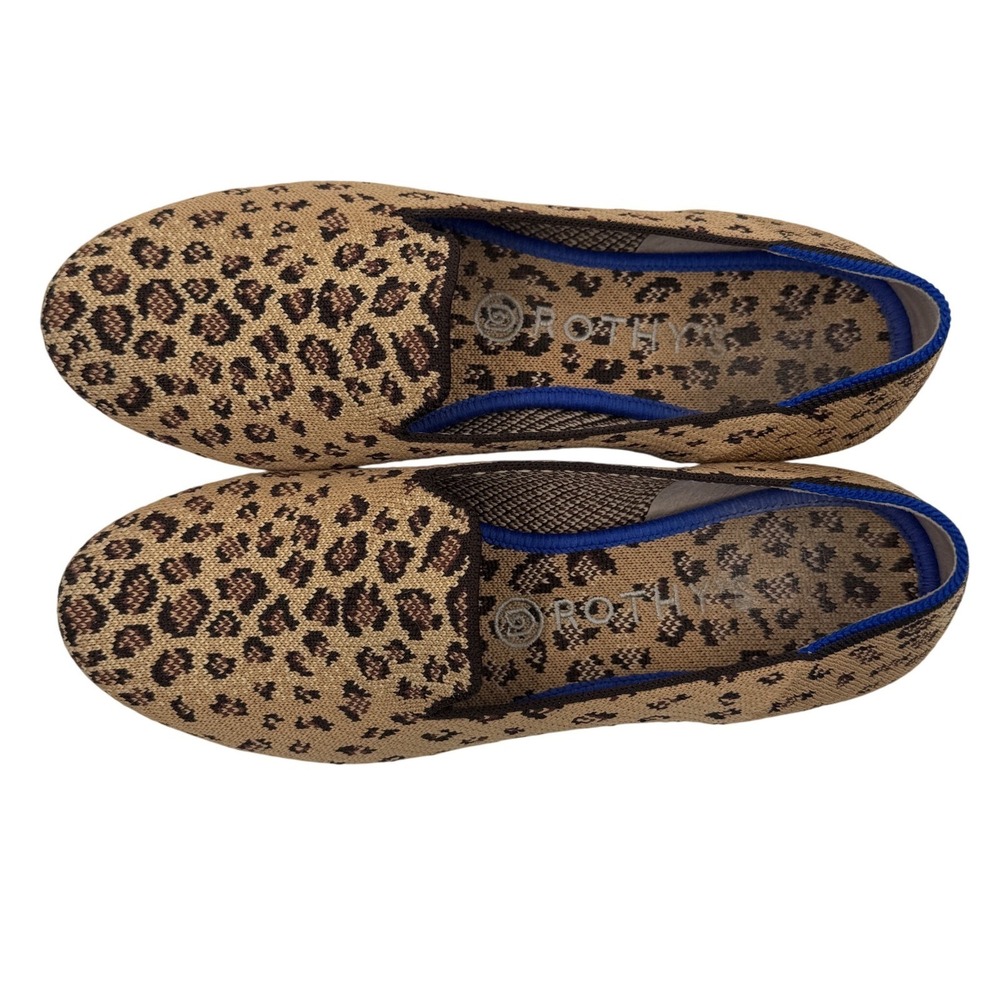Rothy's The Loafer Leopard Cheetah Womens 8.5